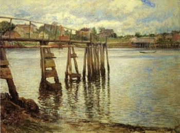 約瑟夫 柔德芬 代坎普 Jetty at Low Tide aka The Water Pier 約瑟夫 柔德芬 代坎普 Jetty at Low Tide aka The Water Pier